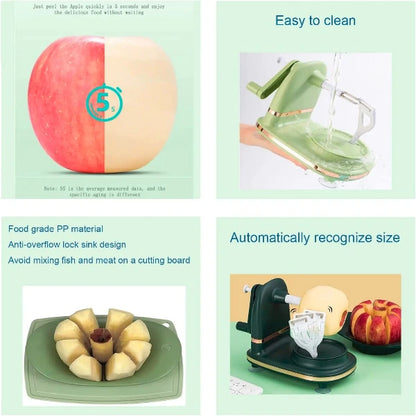 Manual Apple Peeler – Stainless Steel Hand Crank Peeler for Apples