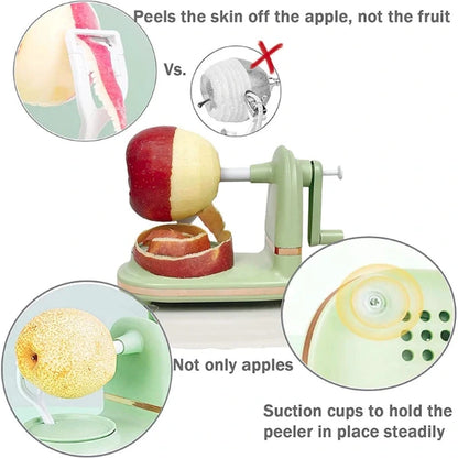 Manual Apple Peeler – Stainless Steel Hand Crank Peeler for Apples