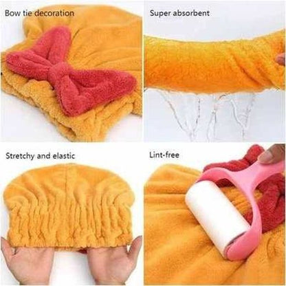 Microfiber Hair Towel Wrap for Quick Drying