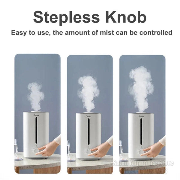 Midea 4000ML Air Humidifier, Large Capacity Aroma Diffuser with Cool Mist