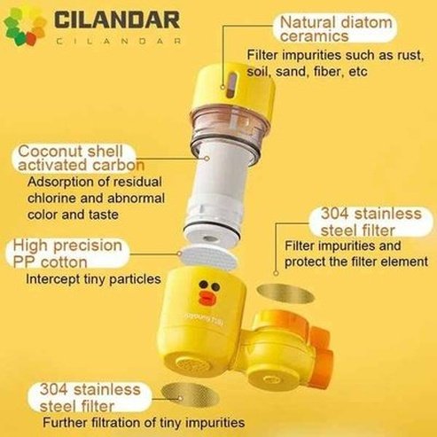 Mini Cartoon Water Purifier Household Faucet filter