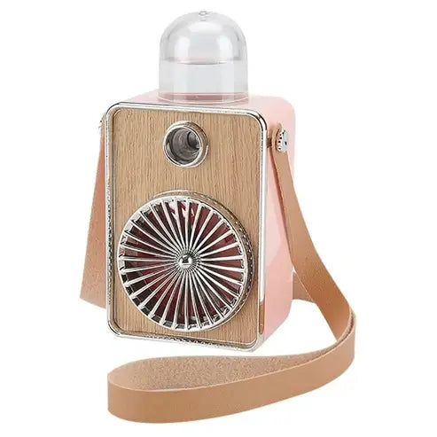Mini Retro Mist Fan: USB Humidifier