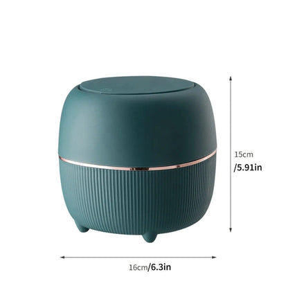 Mini Recycle Bin, Pressing Type Trash Can, Desktop Garbage Bin
