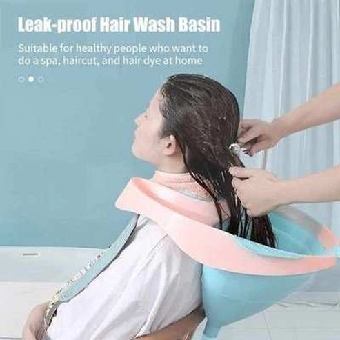 Mobile Hair Wash Basin with Strap Tube