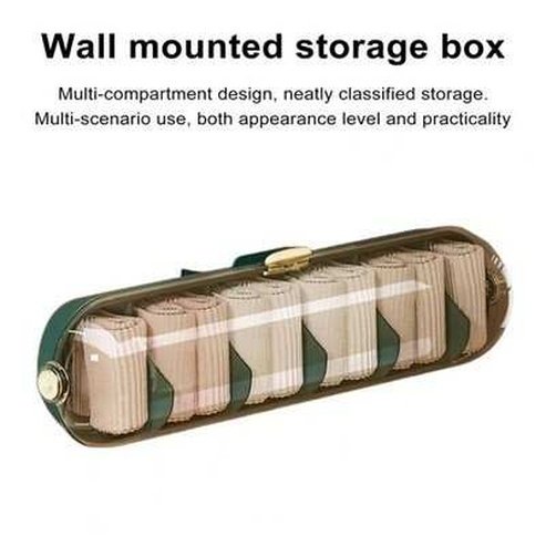 Modern Clear Dustproof Storage Box Multi Grids
