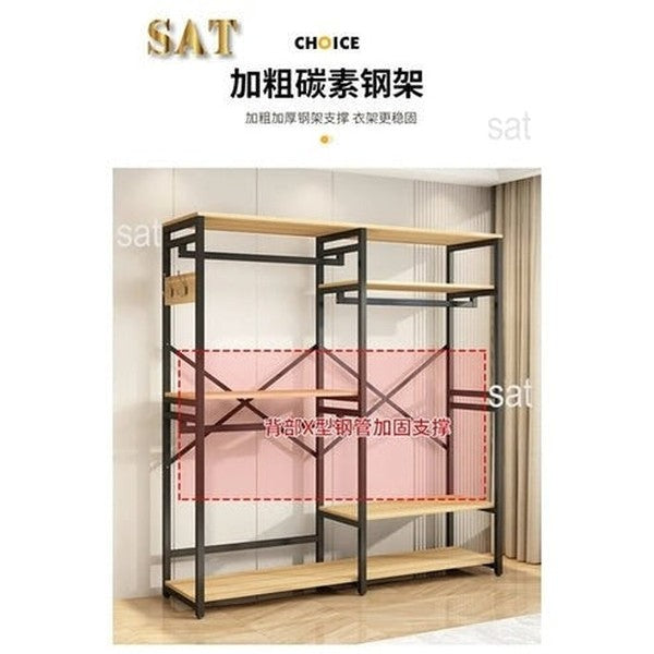 Modern Metal Wall-Mounted Coat Rack