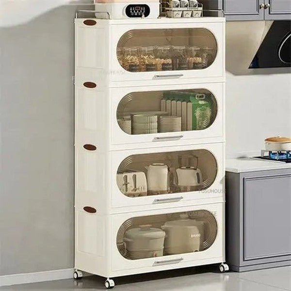 Multi-Layer Kitchen Shelf with Wheels