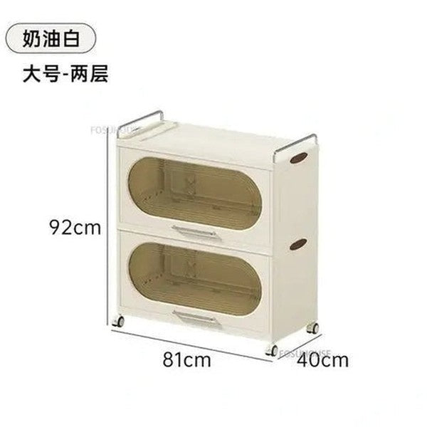 Multi-Layer Kitchen Shelf with Wheels