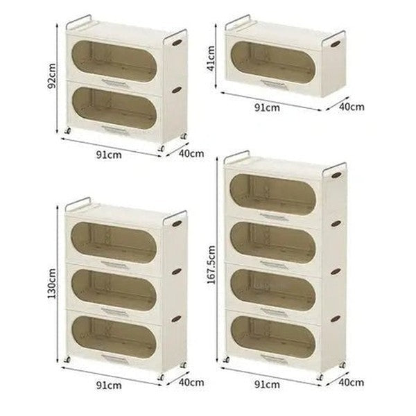 Multi-Layer Kitchen Shelf with Wheels
