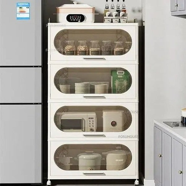 Multi-Layer Kitchen Shelf with Wheels