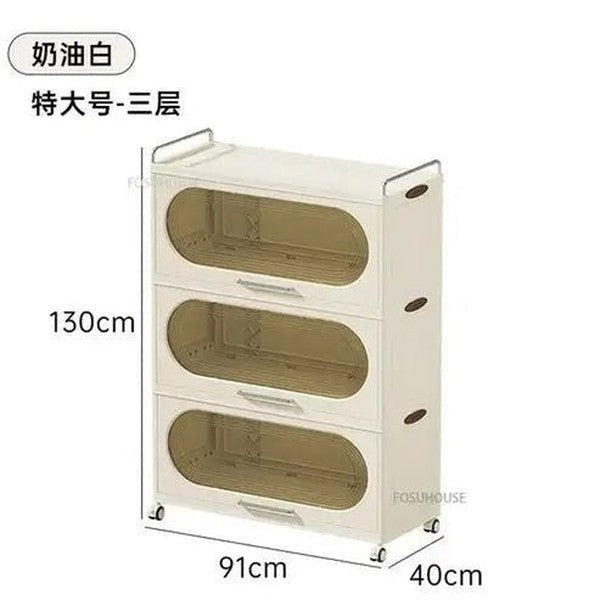 Multi-Layer Kitchen Shelf with Wheels