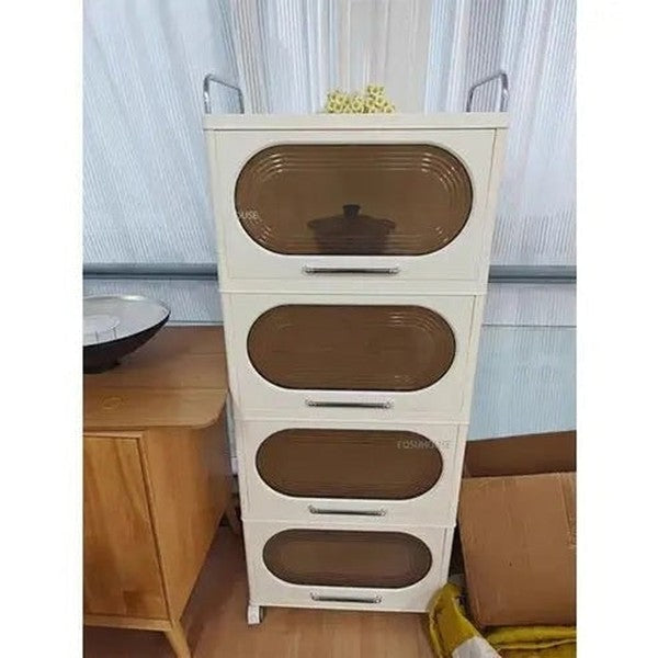 Multi-Layer Kitchen Shelf with Wheels