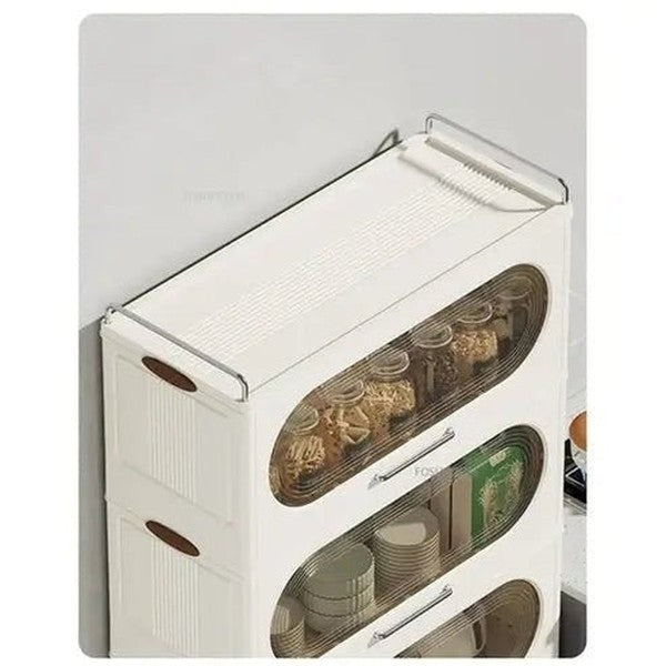Multi-Layer Kitchen Shelf with Wheels