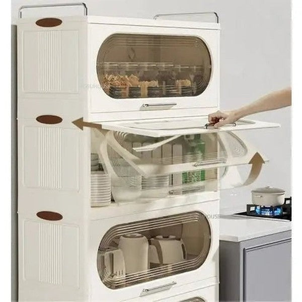 Multi-Layer Kitchen Shelf with Wheels