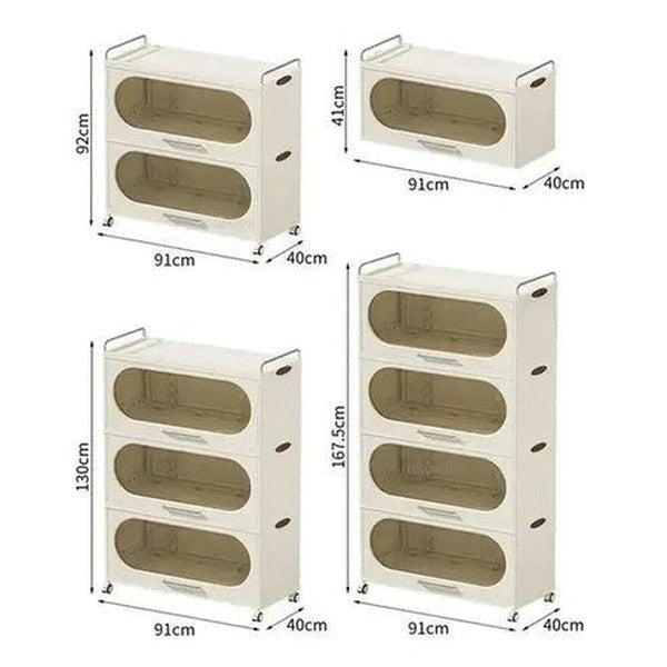 Multi-Layer Kitchen Shelf with Wheels