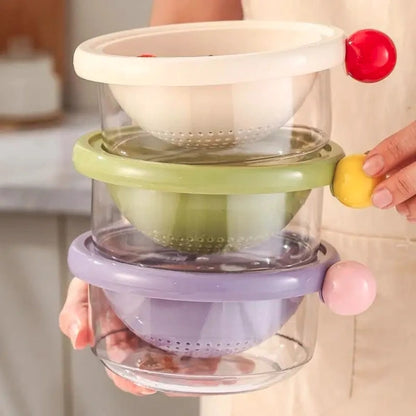 Multi-Purpose Kitchen Cleaning and Drainage Basket Vegetable and Fruit Cleaning