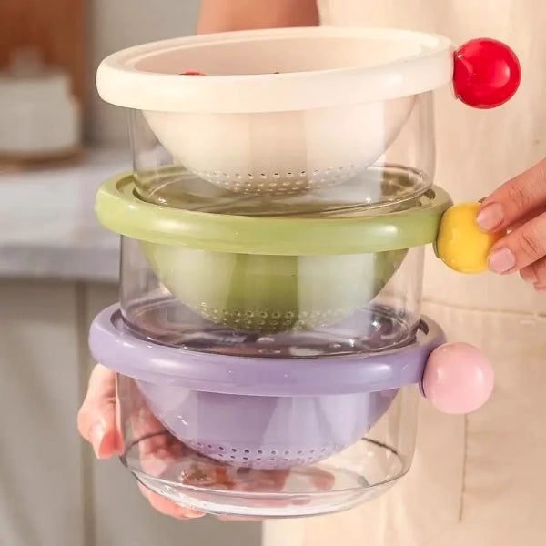 Multi-Purpose Kitchen Cleaning and Drainage Basket Vegetable and Fruit Cleaning