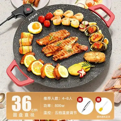 Multifunction Electric Non-Stick Meat Frying Pan