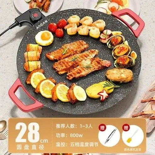 Multifunction Electric Non-Stick Meat Frying Pan