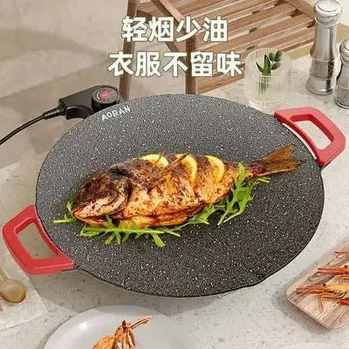 Multifunction Electric Non-Stick Meat Frying Pan