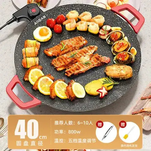 Multifunction Electric Non-Stick Meat Frying Pan