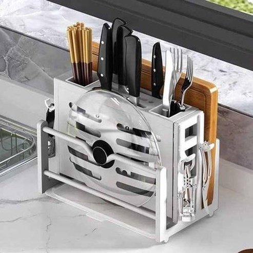 Multifunction Knife Stand Dish Drying Rack