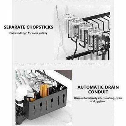 Multifunctional Double-Layer Dish Filter Rack