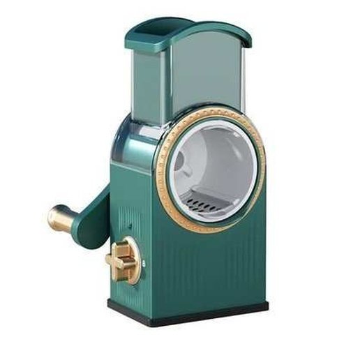 Multifunctional Hand Crank Rotary Kitchen Drum Slicer