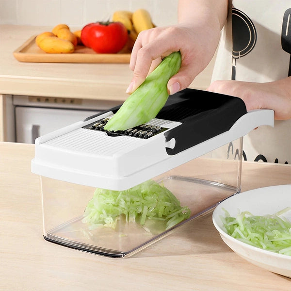 Multifunctional Vegetable Chopper – Food Slicer with Modular Blades