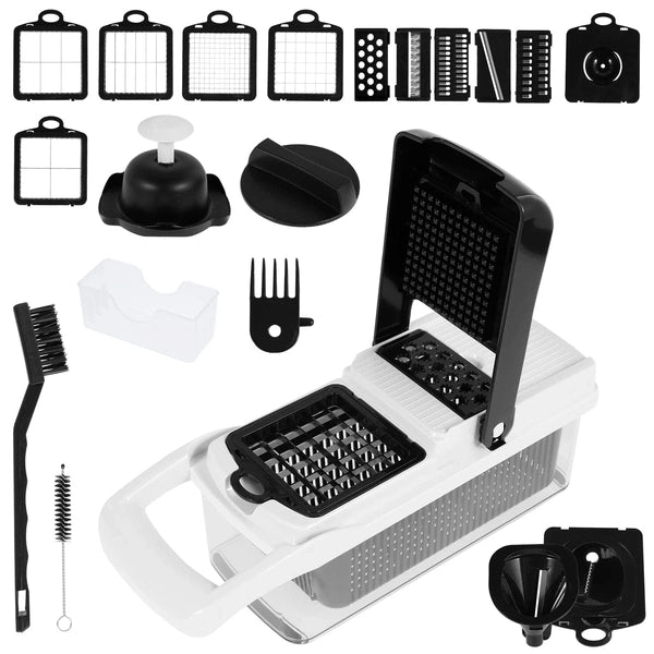 Multifunctional Vegetable Chopper – Food Slicer with Modular Blades