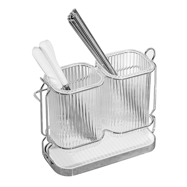 Nordic Cutlery Drain Rack and Tableware Organizer for Forks and Spoons