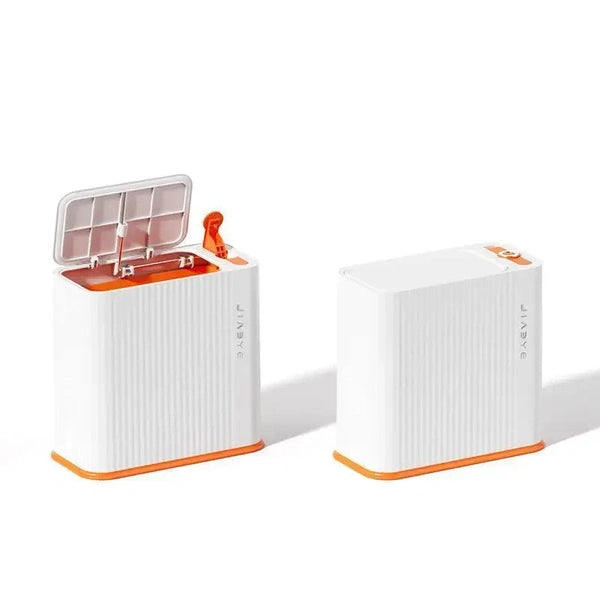 Nordic Multi-functional Trash Can, Covered Slim Trash Can with One-Touch Lid for Bathroom