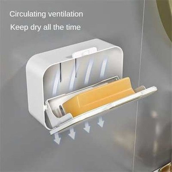 Open Lid Soap Holder No-punch Soap Holder Drain
