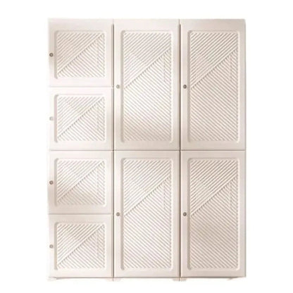 Organizer Cabinet, Closet Cupboard, Plastic Dresser, Clothing Rack Storage Wardrobe
