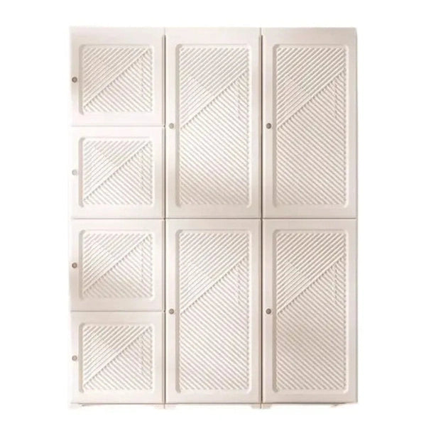 Organizer Cabinet, Closet Cupboard, Plastic Dresser, Clothing Rack Storage Wardrobe