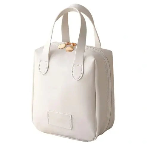 PU Large Cosmetic Bag: Stylish Makeup Organizer for Travel