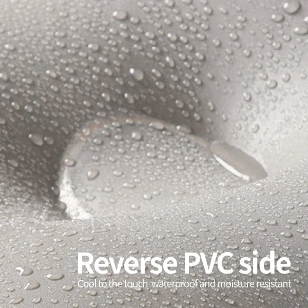 PVC Flocked Inflatable Camping Mattress with Independent Air Pump