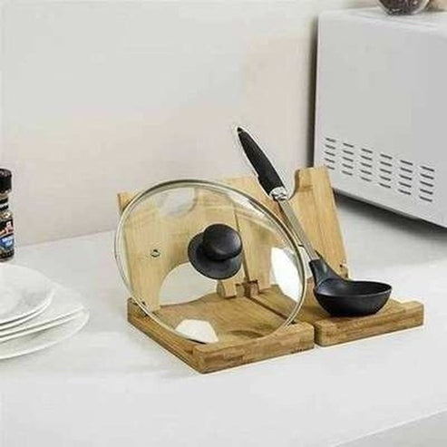 Pan Pot Cover Lid Rack Stand Spoon Holder