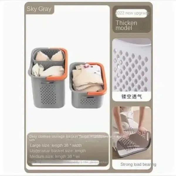 Partitioned Dirty Clothes Basket