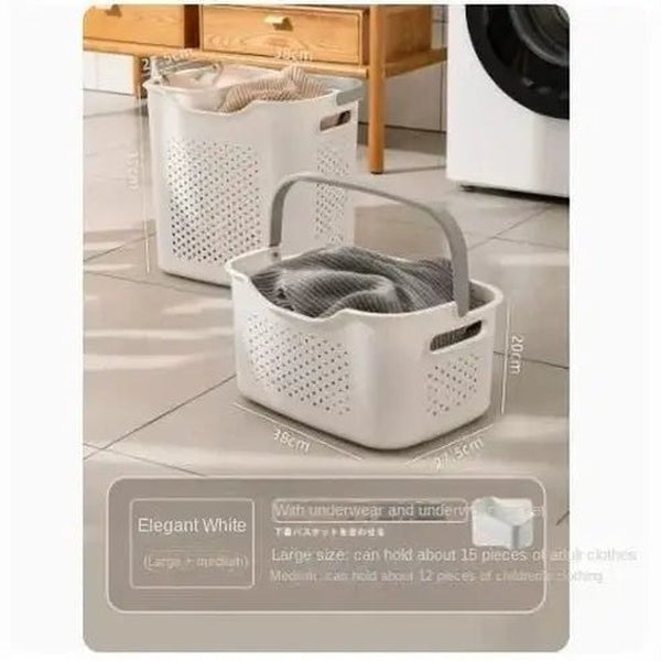 Partitioned Dirty Clothes Basket