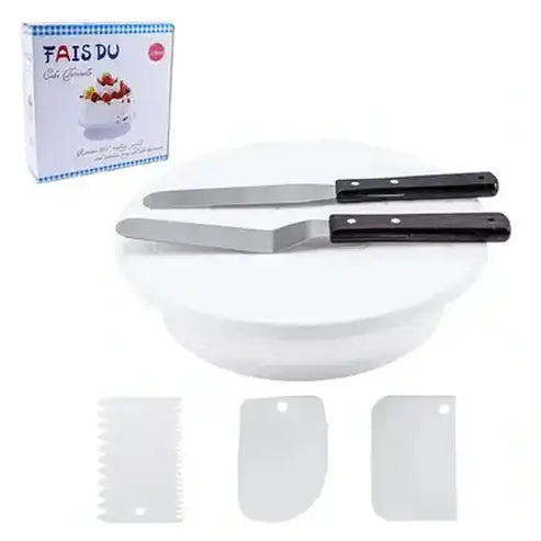 Pastry Turntable Kit: Decorating Made Easy