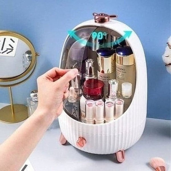 High Capacity Cute Penguin Shape Cosmetic Storage Box