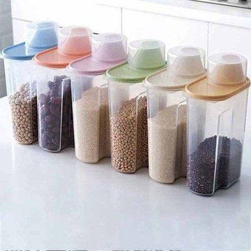 Plastic Cereal Dispenser Storage Box