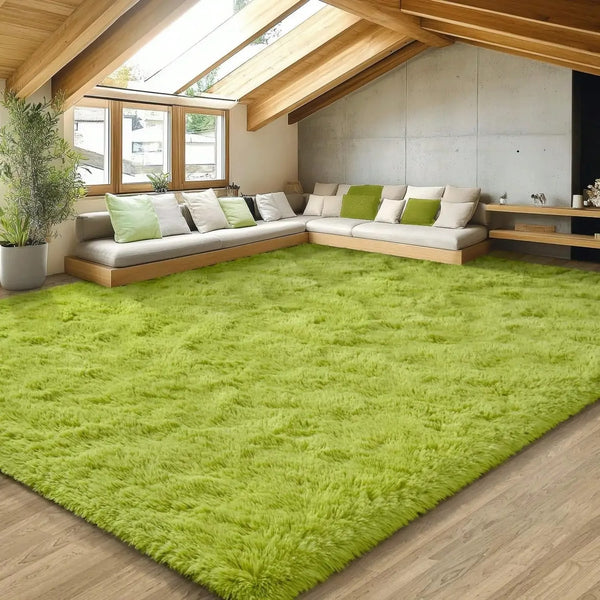 Plush Long-Pile Area Rug – Super Soft Non-Slip Thick Carpet