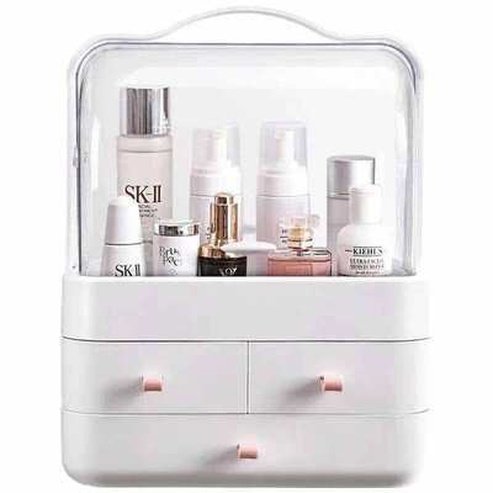 Portable Makeup Organizer Storage Box Large Capacity