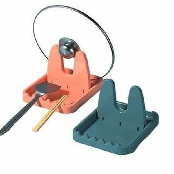 Pot Lid Holder Spoon Kitchen Organizer for Fork Spatula