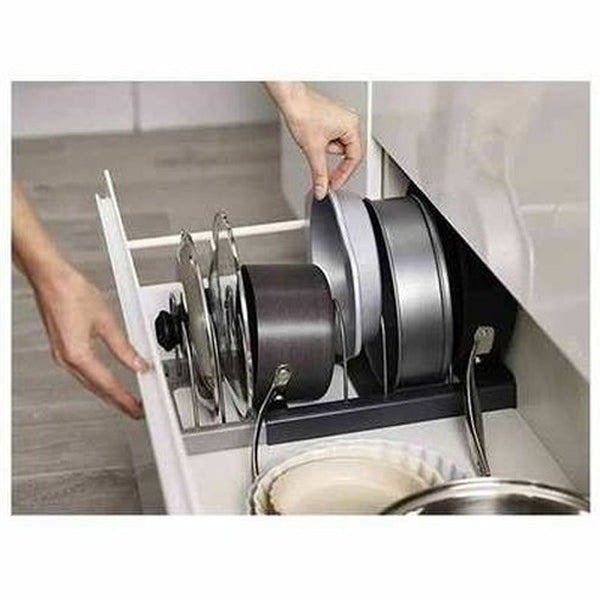 Pot Rack Pot Pan Kitchen Organizer Storage Cabinet
