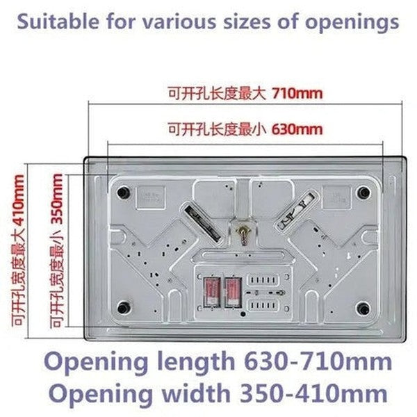 Powerful and Precise 2-Burner Stainless Steel Gas Stove