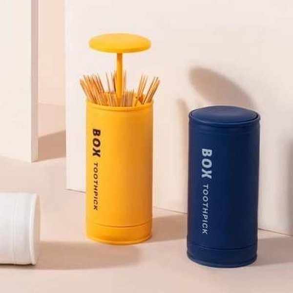 Press Pop-up Cotton Swabs Holder
