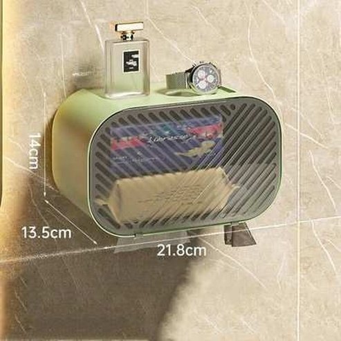 Punch-Free Wall Mounted Toilet Paper Holder